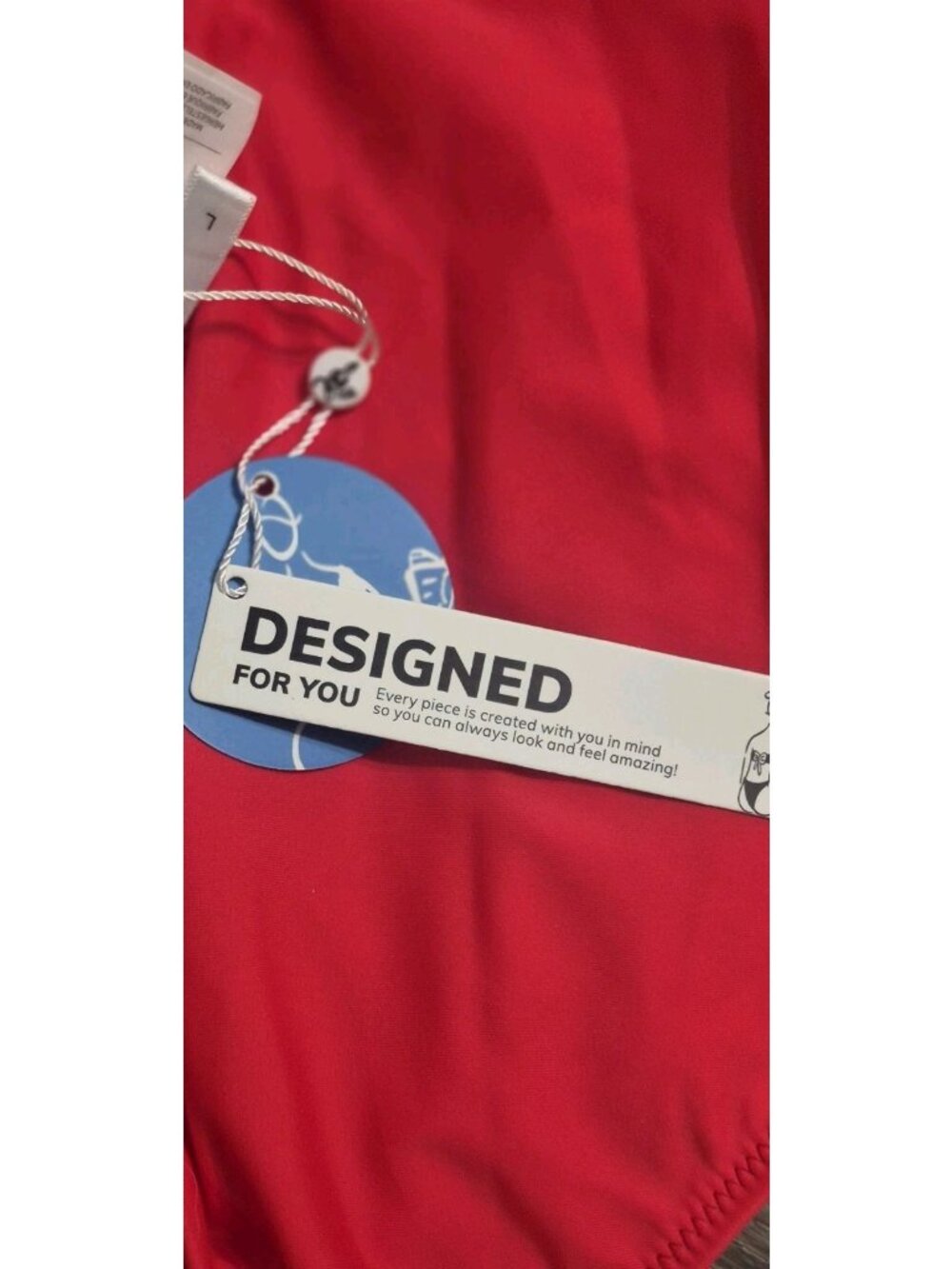 NWT Cupshe Too Hot To Handle Red Strappy One Piece Swimsuit Women's Size Large - Picture 7 of 9